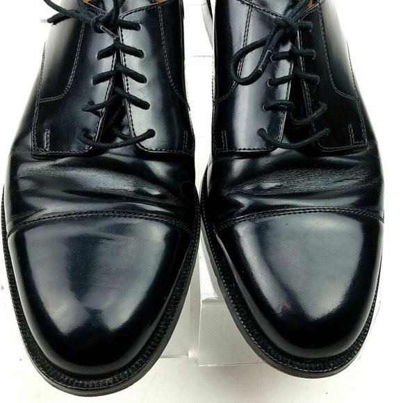 Cole Haan Caldwell Cap Toe Oxford Black Dress Shoes # 08330 (LEATHER SOLE) main image 11